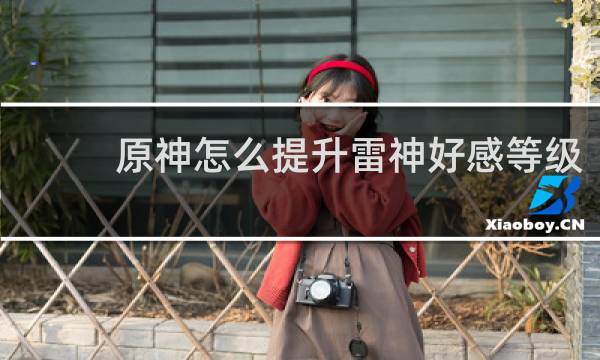 原神怎么提升雷神好感等级
