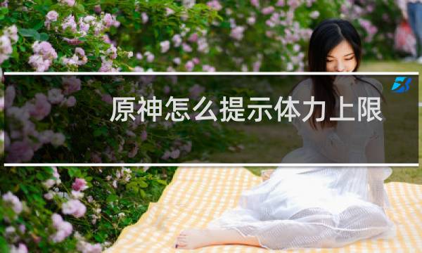 原神怎么提示体力上限