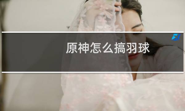 原神怎么搞羽球