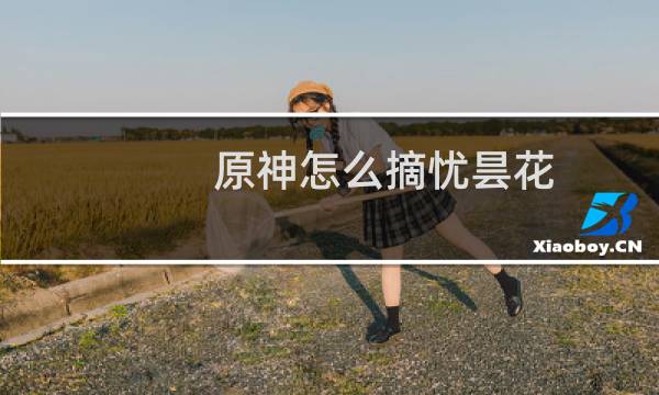 原神怎么摘忧昙花