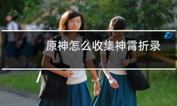 原神怎么收集神霄折录