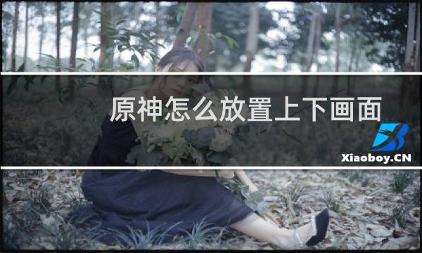 原神怎么放置上下画面