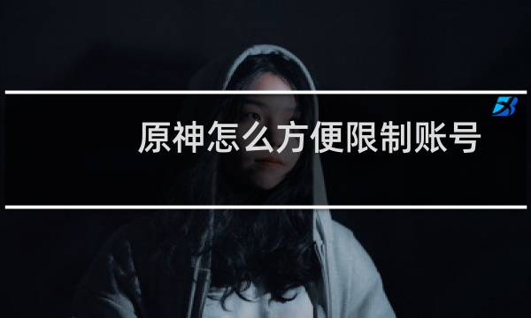 原神怎么方便限制账号