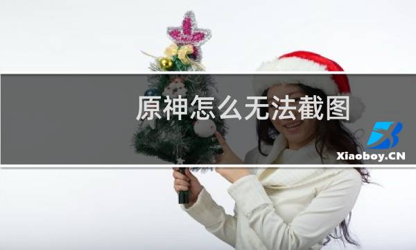 原神怎么无法截图