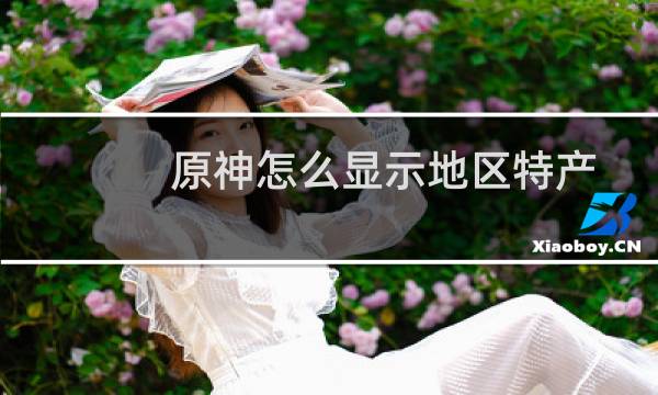 原神怎么显示地区特产