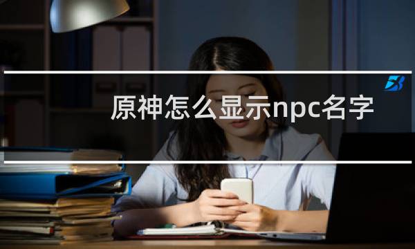 原神怎么显示npc名字