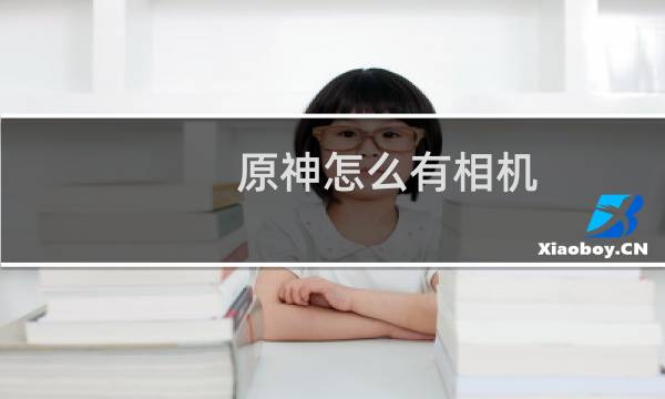 原神怎么有相机