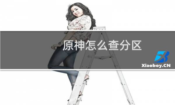 原神怎么查分区