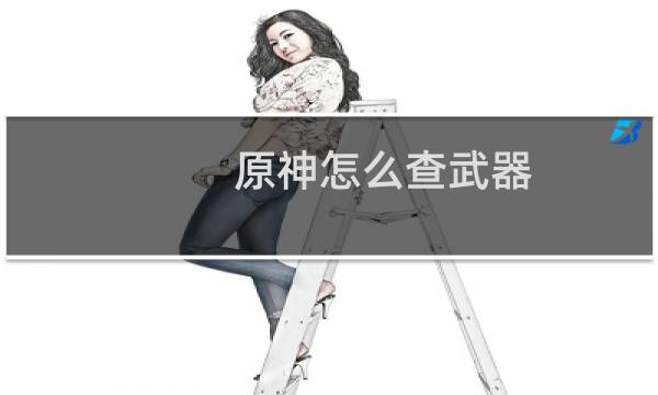 原神怎么查武器