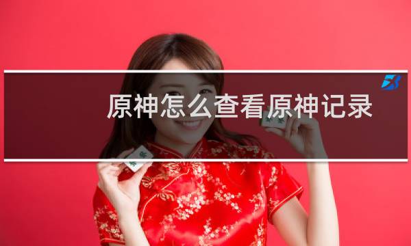 原神怎么查看原神记录