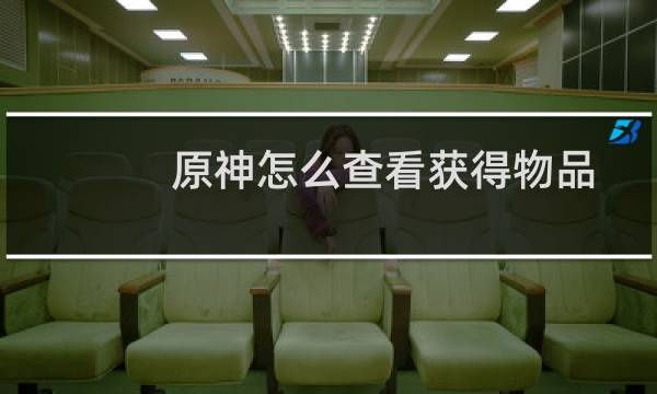 原神怎么查看获得物品