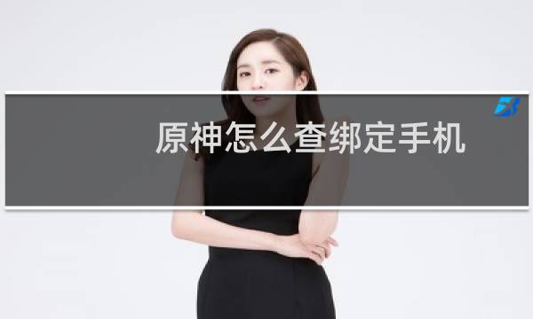 原神怎么查绑定手机