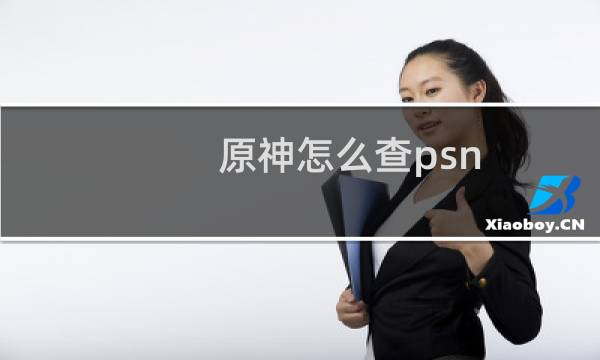 原神怎么查psn