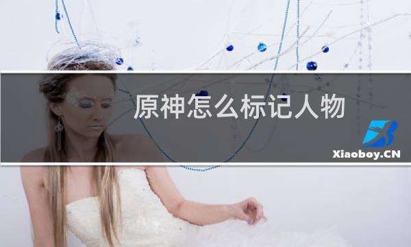 原神怎么标记人物