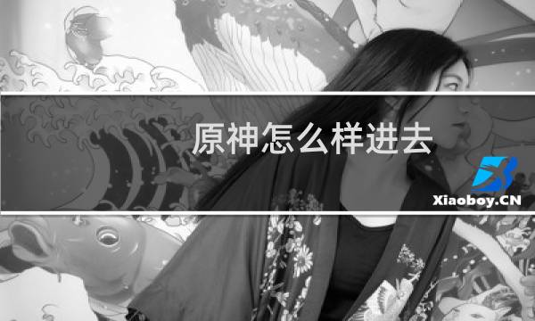 原神怎么样进去