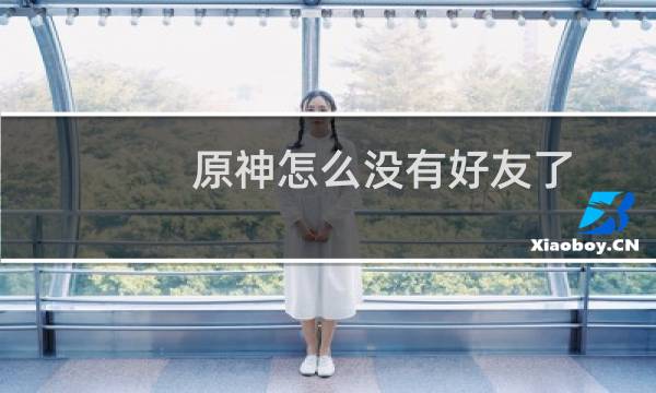 原神怎么没有好友了