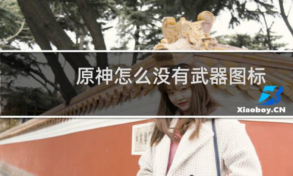 原神怎么没有武器图标