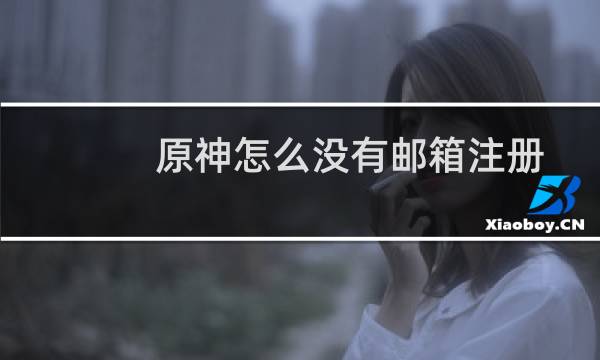 原神怎么没有邮箱注册