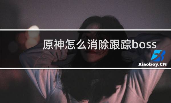 原神怎么消除跟踪boss