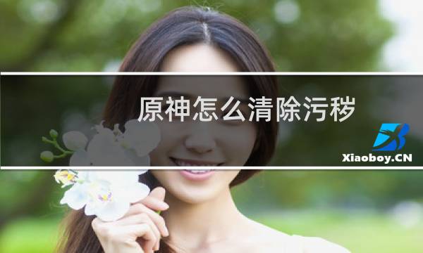 原神怎么清除污秽