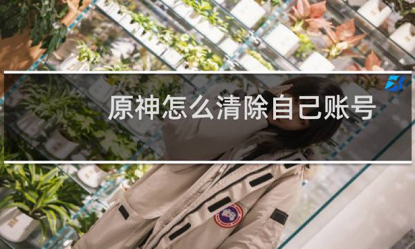 原神怎么清除自己账号