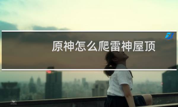 原神怎么爬雷神屋顶