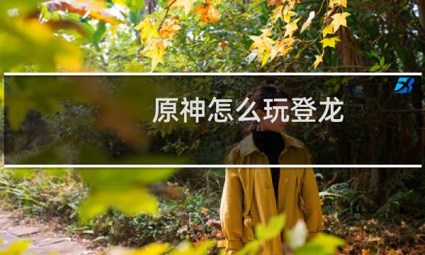 原神怎么玩登龙
