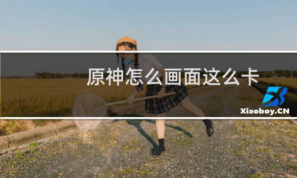 原神怎么画面这么卡