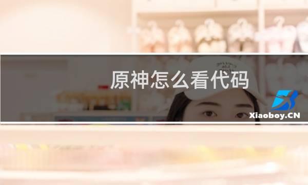 原神怎么看代码