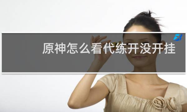 原神怎么看代练开没开挂