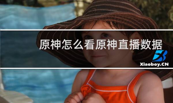 原神怎么看原神直播数据