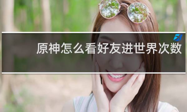 原神怎么看好友进世界次数