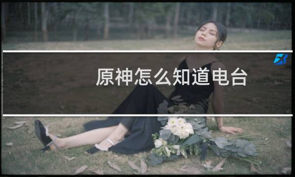 原神怎么知道电台