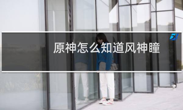 原神怎么知道风神瞳
