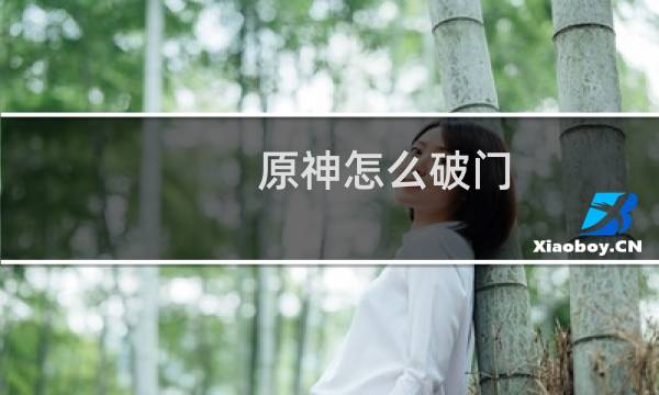 原神怎么破门