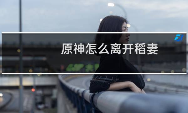 原神怎么离开稻妻