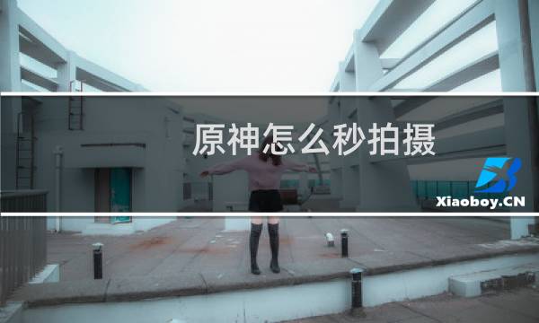 原神怎么秒拍摄