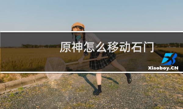 原神怎么移动石门