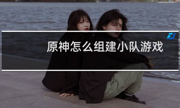 原神怎么组建小队游戏