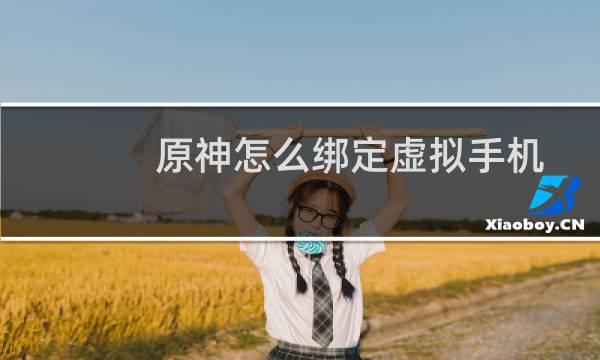 原神怎么绑定虚拟手机