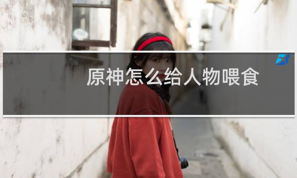 原神怎么给人物喂食