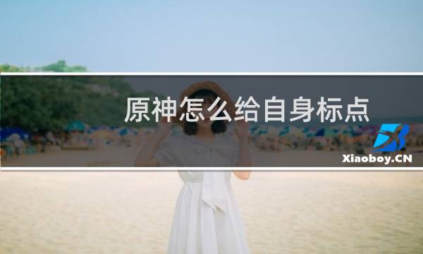 原神怎么给自身标点