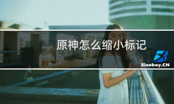 原神怎么缩小标记