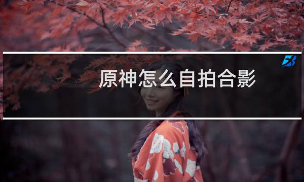 原神怎么自拍合影