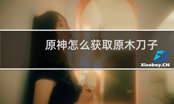 原神怎么获取原木刀子
