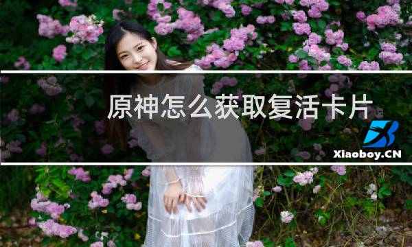 原神怎么获取复活卡片