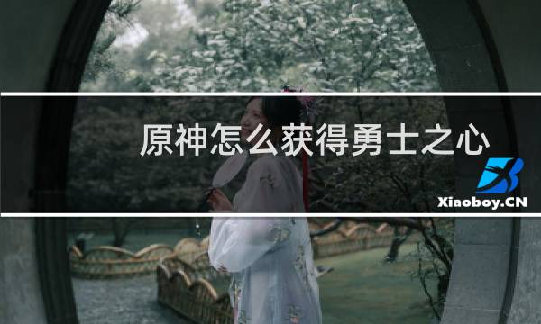 原神怎么获得勇士之心