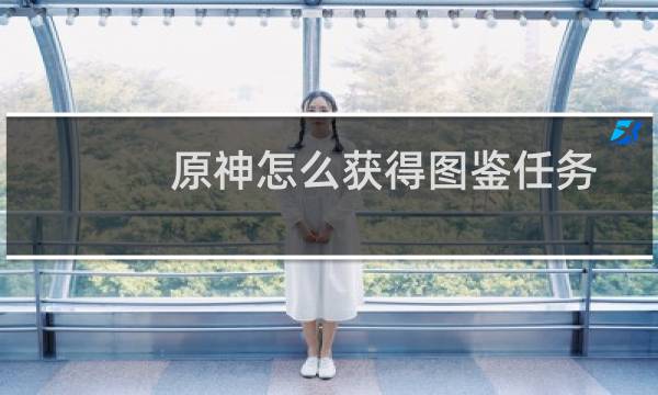 原神怎么获得图鉴任务