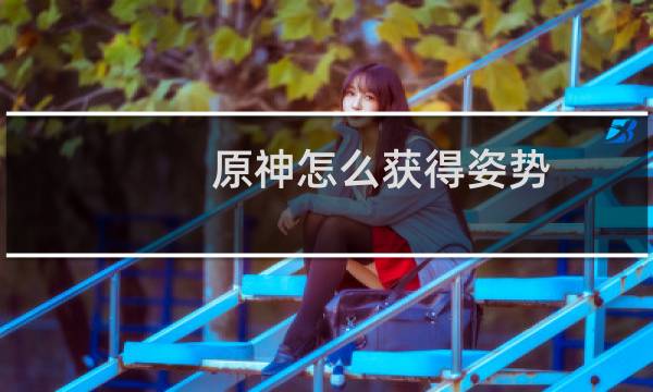 原神怎么获得姿势