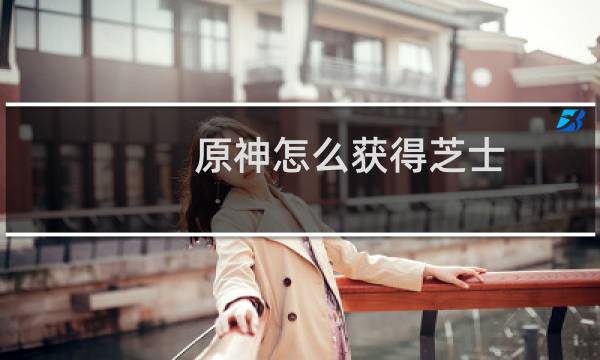 原神怎么获得芝士